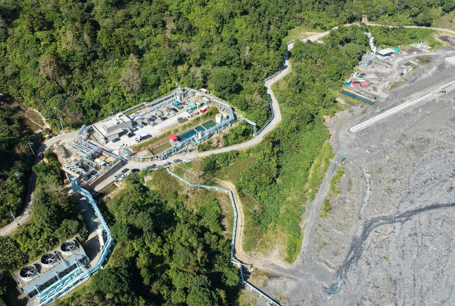 土場地熱電場全區鳥瞰